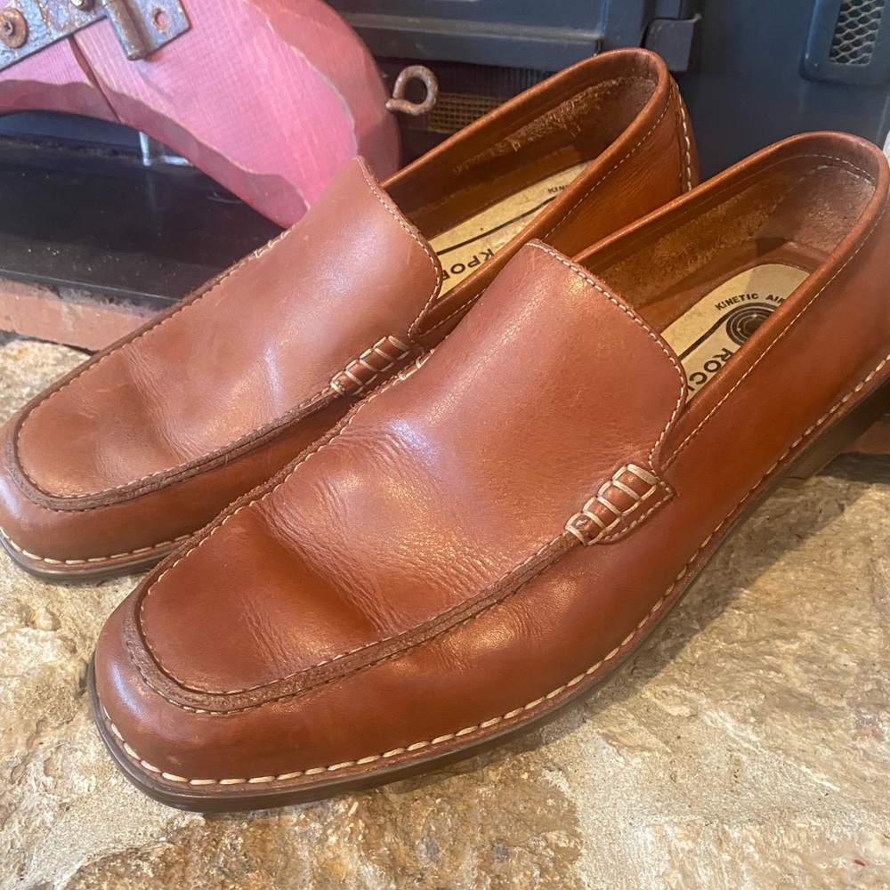 4/$10 NWoB Men’s Rockport Kinetic Air slide on dress shoe sz 11.5